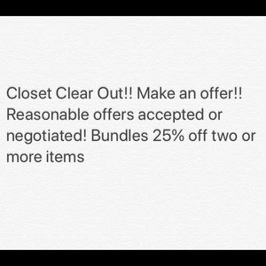 ****Closet Clear Out****